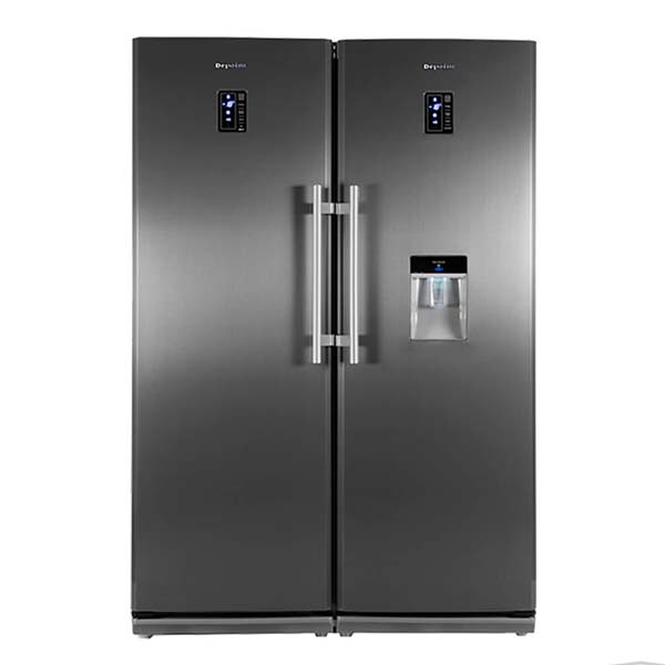 یخچال فریزر دوقلو دیپوینت مدل D5ES نقره ای