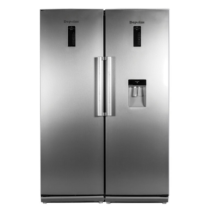 یخچال فریزر دوقلو دیپوینت مدل D5IS نقره ای